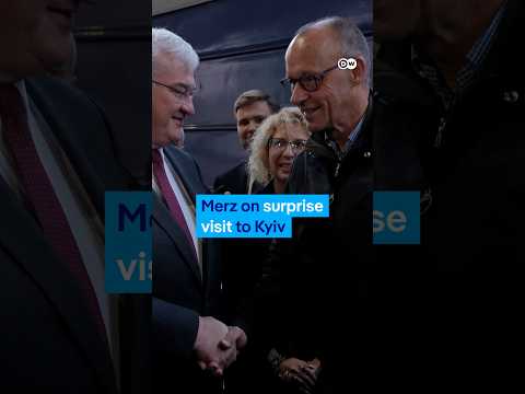 Germany’s Merz arrives in Kyiv to offer more military support | DW News