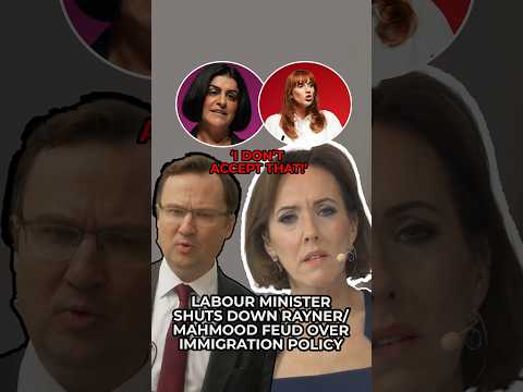 ‘NOT right!’ | Labour Minister SHUTS DOWN immigration policy feud between Rayner and Mahmood