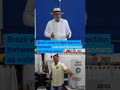 Brazil votes in tight election between Lula and Bolsonaro | DW News