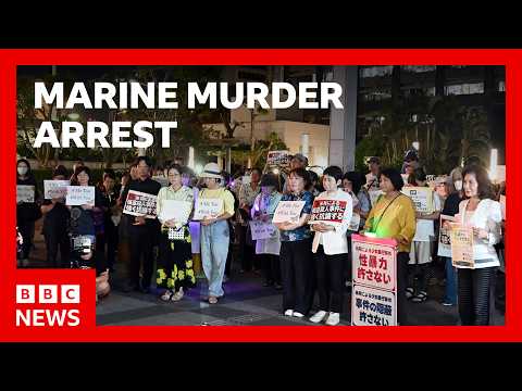 US Marine arrested over murder of woman in Japan’s Okinawa | BBC News