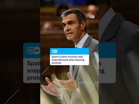 Spain’s PM calls snap elections for November | DW News