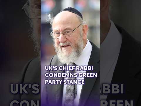 UK’s Chief Rabbi condemns Green Party stance on Zionism #Rabbi #Zionism #GreenParty #ZackPolanski