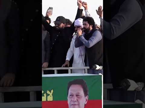 Ex-Pakistani Prime Minister Imran Khan supporters march to Islamabad