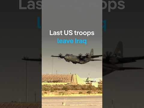 US forces complete withdrawal from Iraq | DW News