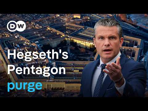 Hegseth plans to slash number of top military officers | DW News