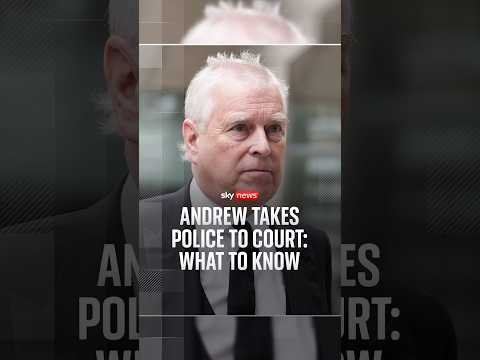 Andrew takes police to court: what to know