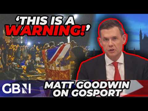 ‘This is a WARNING!’ | Matt Goodwin reacts to Gosport CHAOS over ‘mega dinghy’ arrival