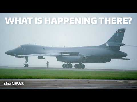Watch as US bombers leave RAF Fairford – despite No 10 insisting it’s safe