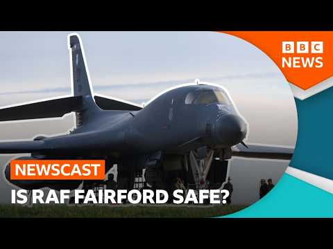 US bombers leave RAF Fairford: What happened after last week’s major incident? | BBC Newscast