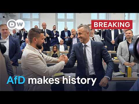 Far-right AfD wins first state parliament speaker post in Germany | DW News