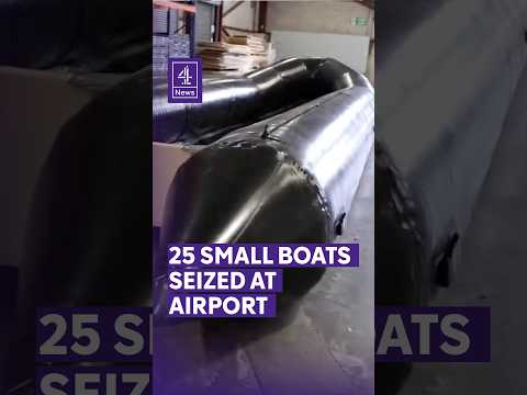 25 small boats seized at airport