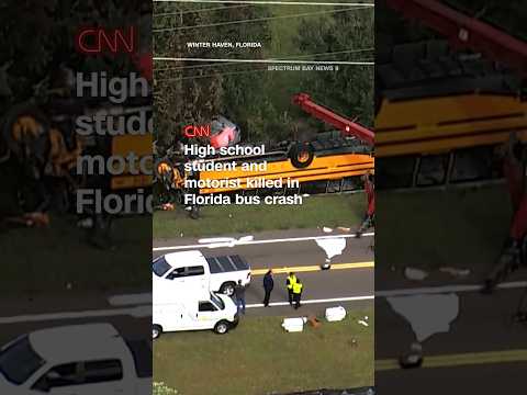 High school student and motorist killed in Florida bus crash