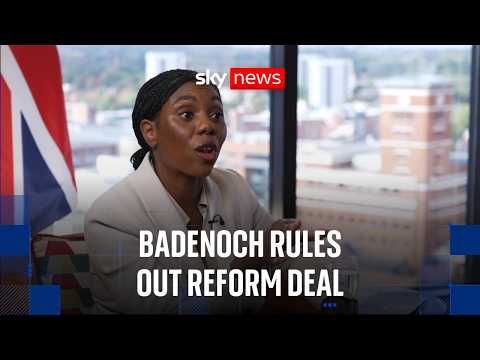 Badenoch says Tories wouldn’t form a coalition government with Reform