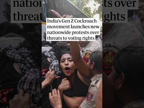 India’s Gen Z Cockroach movement launches new nationwide protests over threats to voting rights