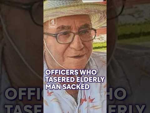 Officers who tasered elderly man sacked