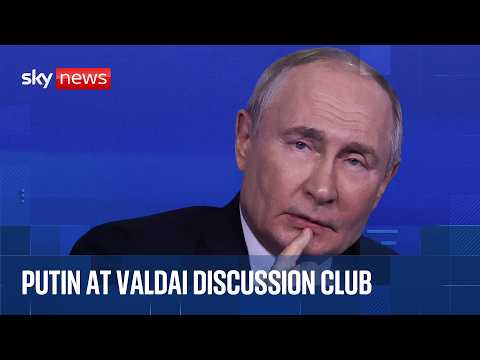 Putin delivers speech on foreign policy at Moscow forum