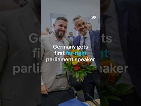 First far-right parliament president elected in post-war Germany | DW News