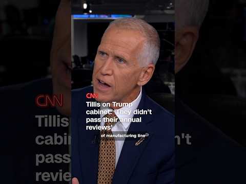 Tillis on Trump cabinet: ‘They didn’t pass their annual reviews’