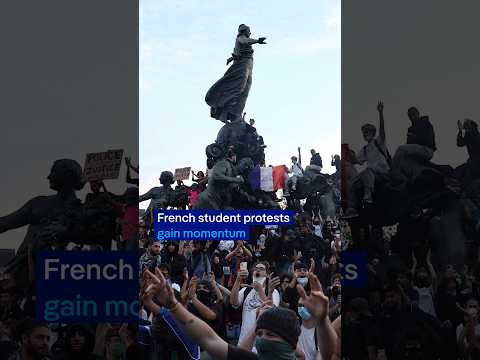 French student protests gain momentum  | DW News