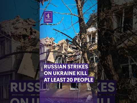 Russia launches one of its biggest strikes on Ukraine killing at least 20 people #Ukraine #Russia
