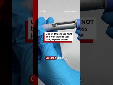 Children under 10 should not be given obesity drugs, World Health Organization says. #BBCNews