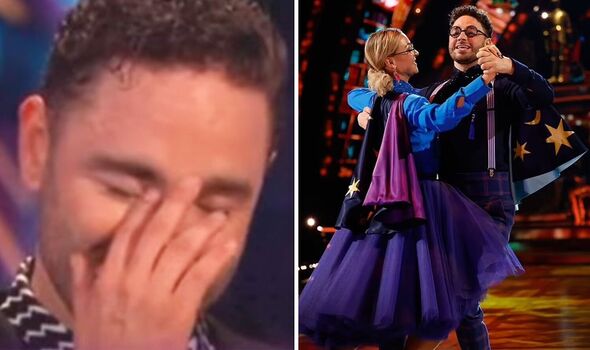 Strictly’s Adam Thomas fell to his knees in tears in unseen moment seconds before routine
