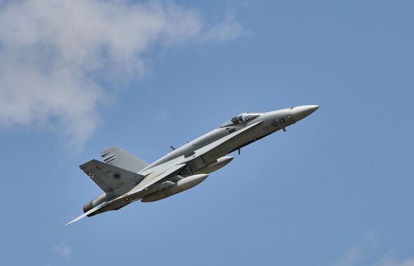 Spanish fighter pilot killed when F-18 crashes in fiery explosion