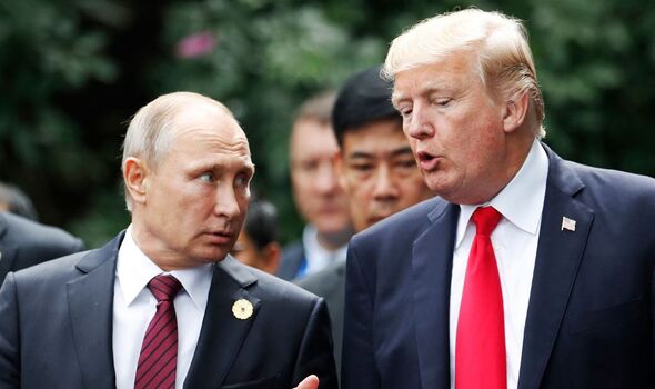 Vladimir Putin ‘begged Trump to keep quiet’ over secret package sent to Russia