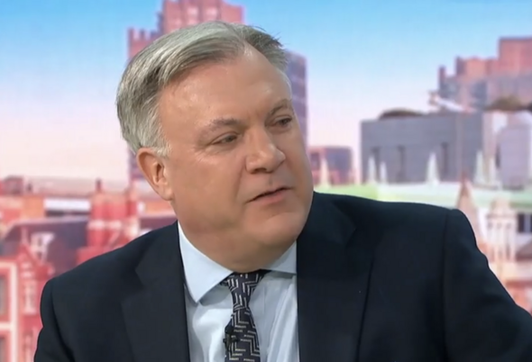 GMB star snaps ‘it’s not my fault’ as Ed Balls shares awkward blunder live on air