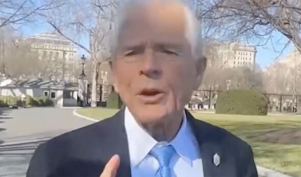 Fuming Donald Trump aide tells Sky News reporter to ‘stop that c**p’ over tariffs question