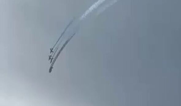Horror in skies over France as Alpha Jets crash mid-air