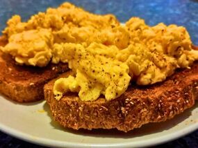Scrambled eggs come out the pan creamier if you replace milk with 1 simple ingredient