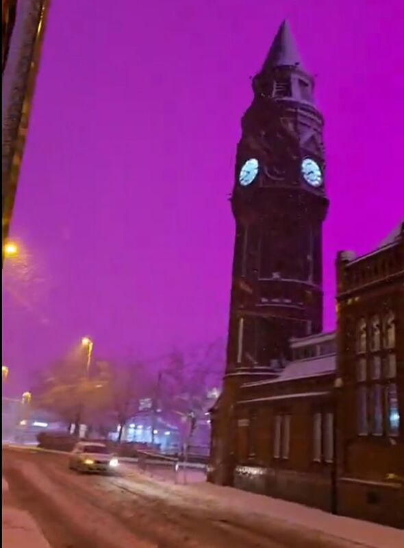 Storm Goretti turns UK sky incredible ‘end of the world’ purple colour