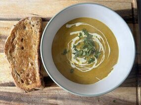 I make the tastiest lentil soup by adding a cheap cupboard staple that everyone has