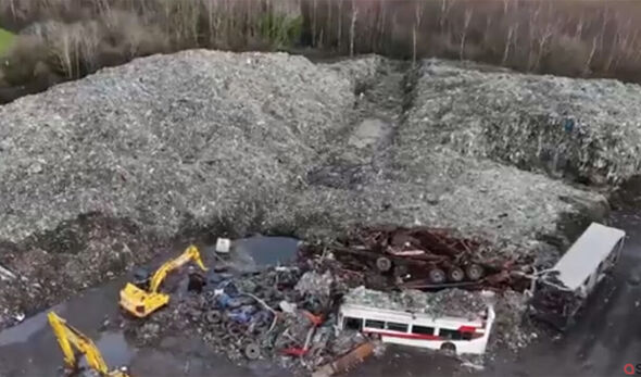 Brazen flytippers shift mountains of waste onto King Charles’s royal estate