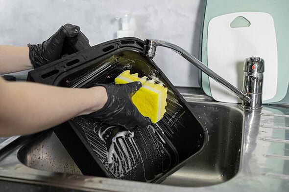 I removed burnt-on grease from my air fryer in minutes with B&M bargain spray