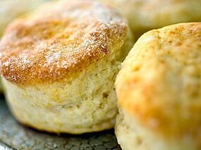 Scones will be lighter and fluffier if you only use 3 simple ingredients chef loves