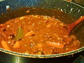 Beef stew will be tastier if you add 1 common ingredient to the pot while it is cooking