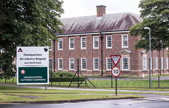 Huge fire erupts at UK’s largest military barracks as crews to work ‘throughout night’