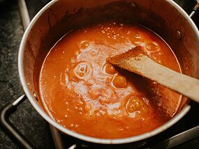 Soups will be thicker and creamier if you add 1 ingredient after cooking—not flour