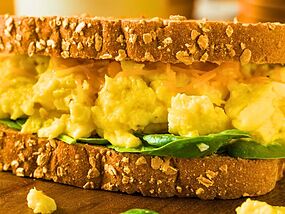 Egg sandwiches taste better if you ditch mayonnaise for a simpler kitchen ingredient